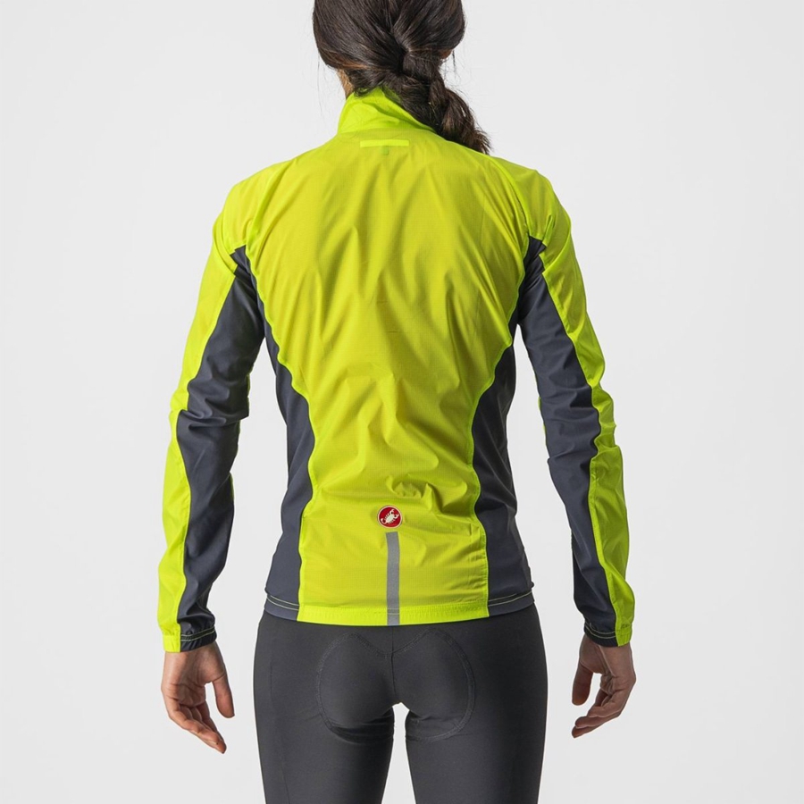 Light Green / Dark Grey Women Castelli SQUADRA STRETCH W Protection | RIBG70834