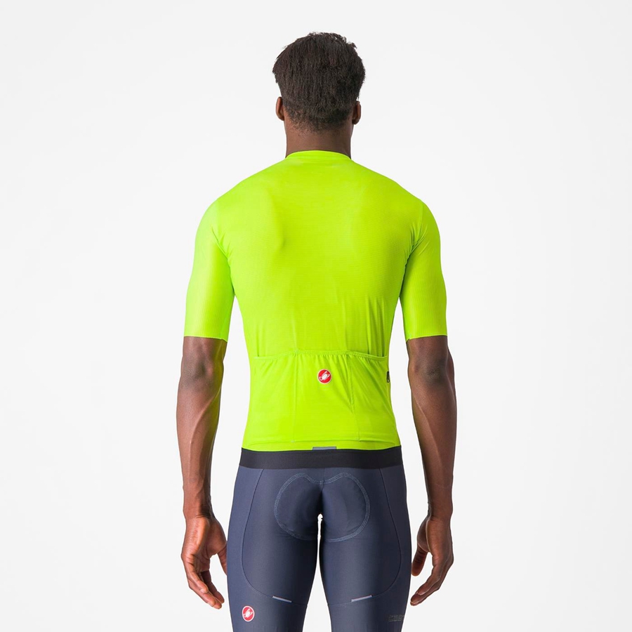 Light Green / Deep Green Men Castelli ESPRESSO Jersey | ERCF47206