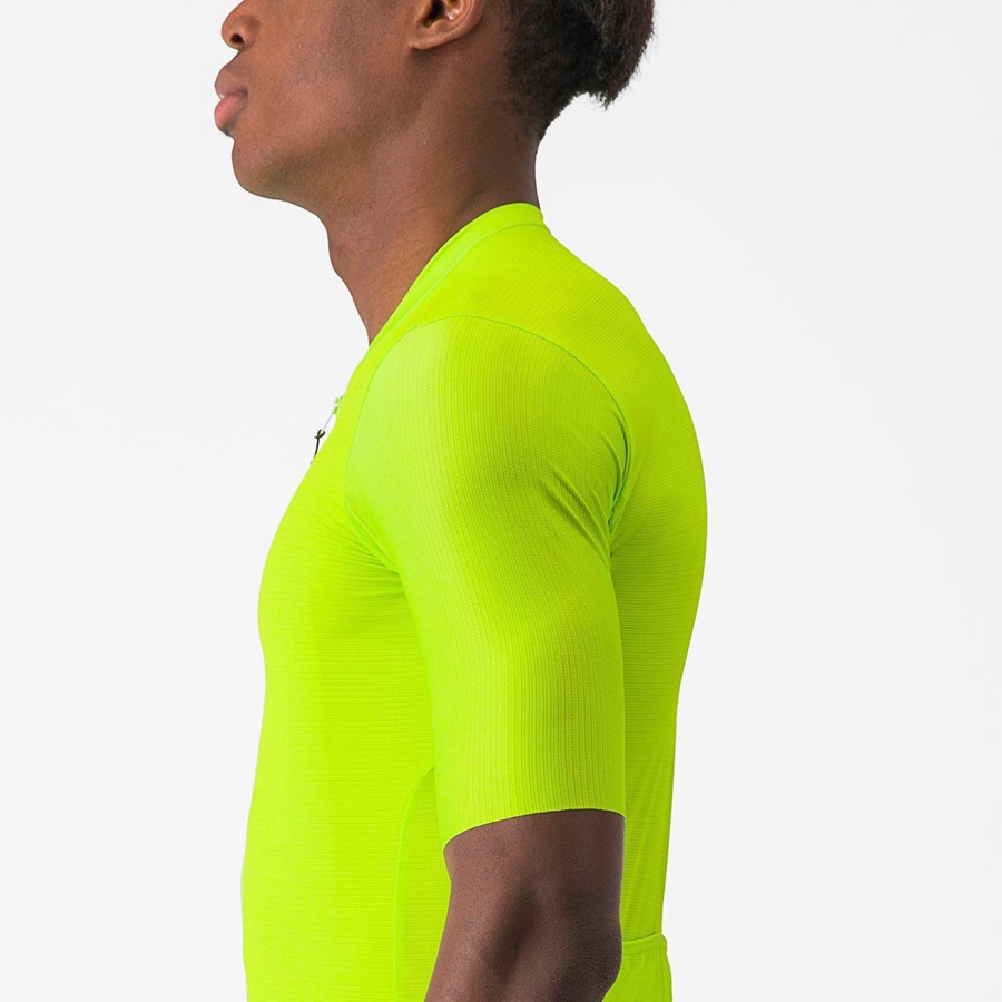 Light Green / Deep Green Men Castelli ESPRESSO Jersey | ERCF47206