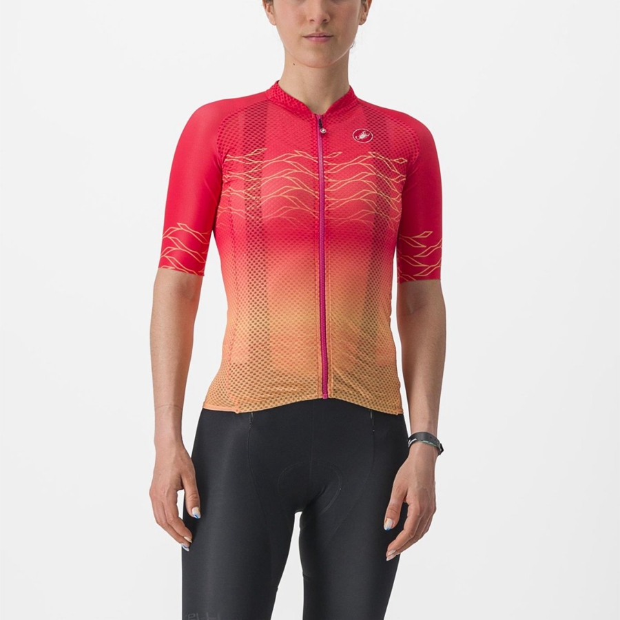 Orange Women Castelli CLIMBER\'S 2.0 W Jersey | WPVY54782