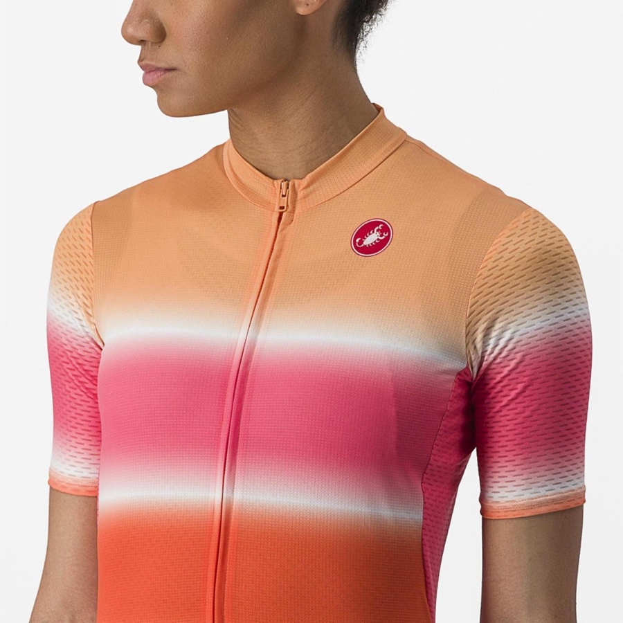 Orange Women Castelli DOLCE Jersey | PNUW56047