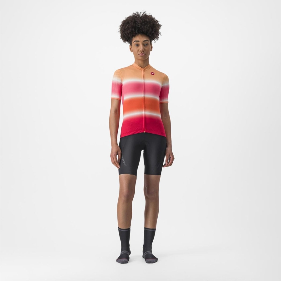 Orange Women Castelli DOLCE Jersey | PNUW56047