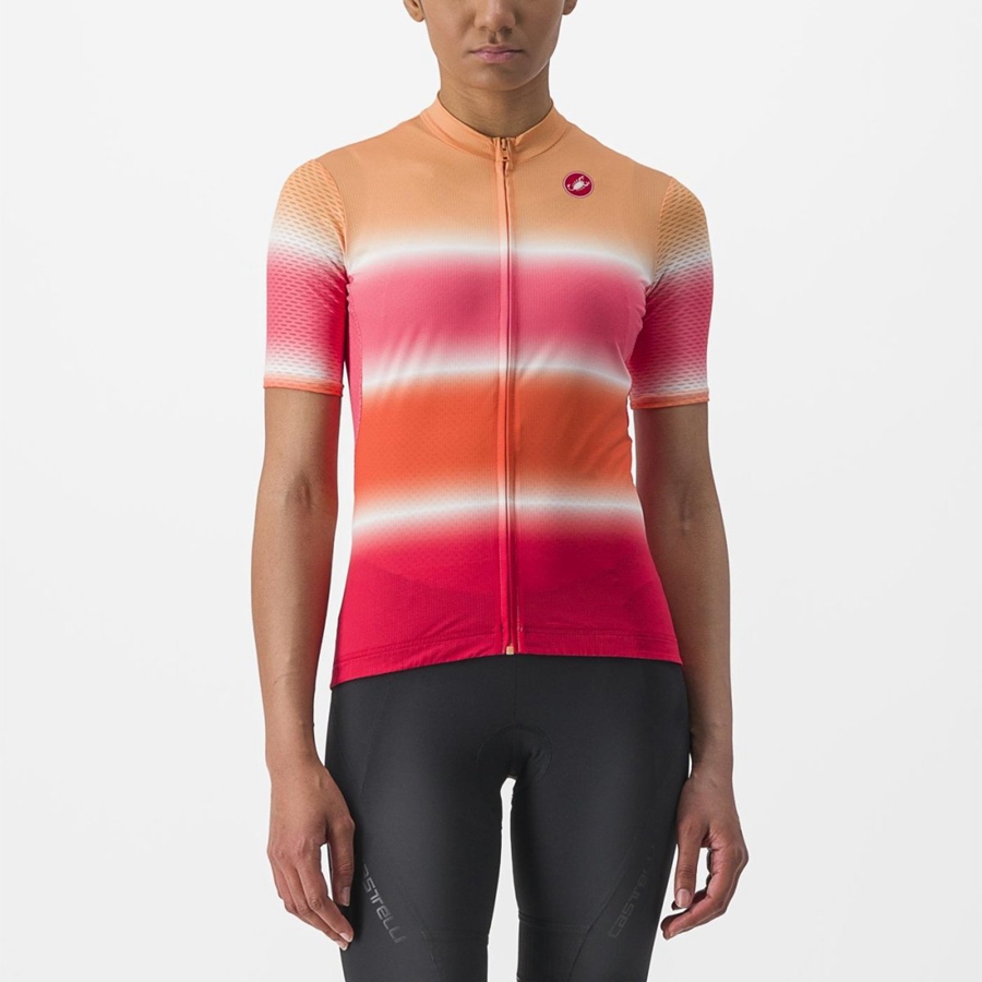 Orange Women Castelli DOLCE Jersey | PNUW56047