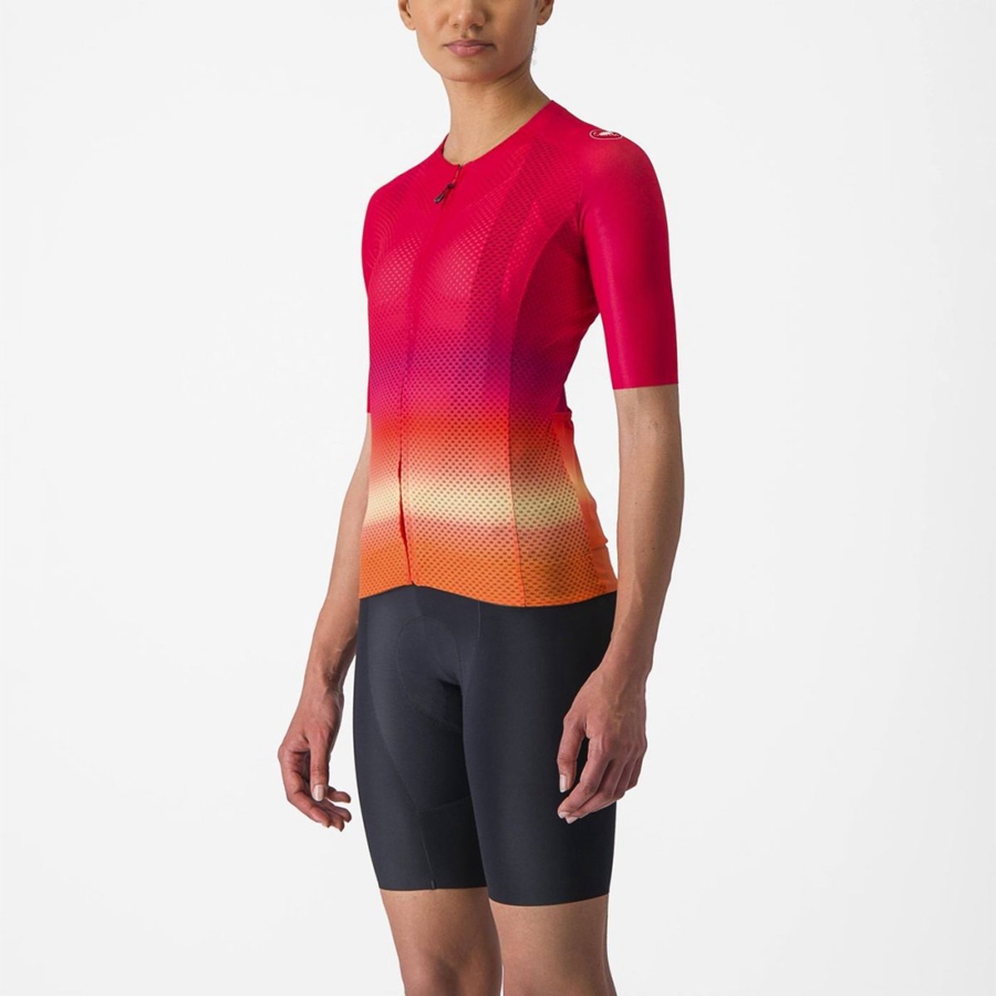 Pink Women Castelli CLIMBER'S 4.0 W Jersey | UTWJ38249