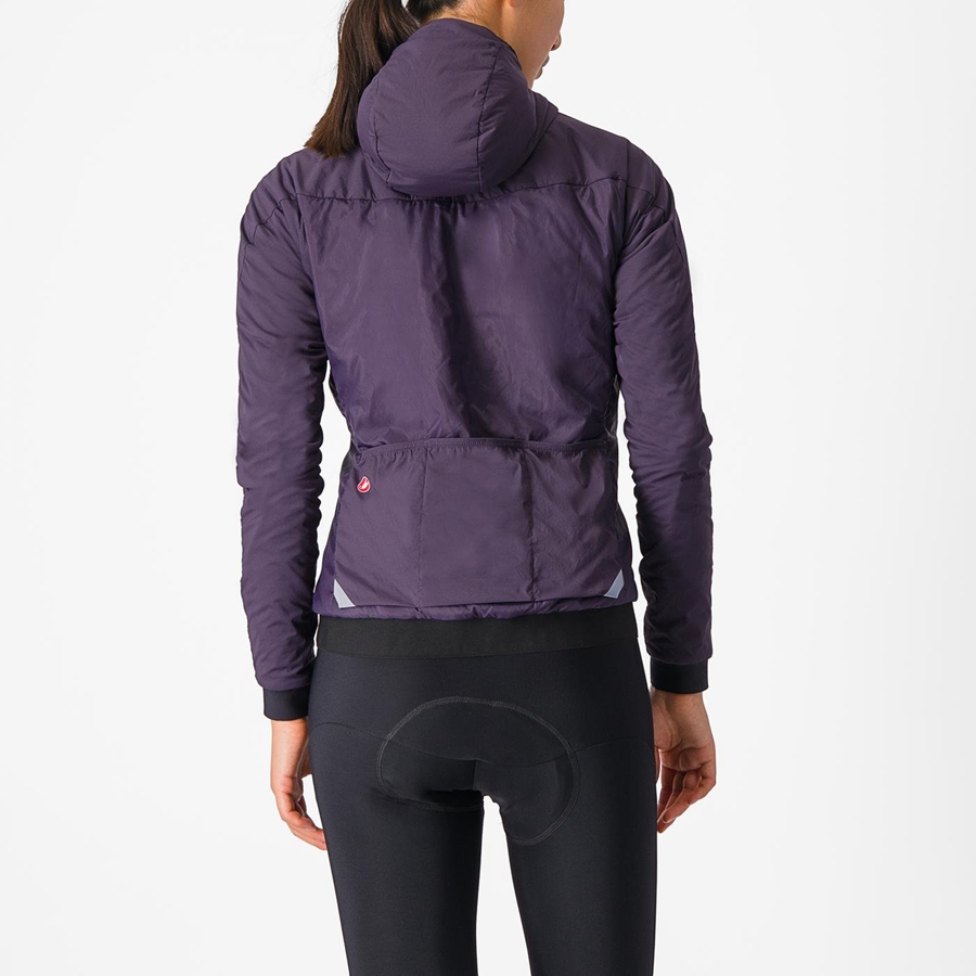 Purple Women Castelli FLY THERMAL W Jackets | VKIU79814