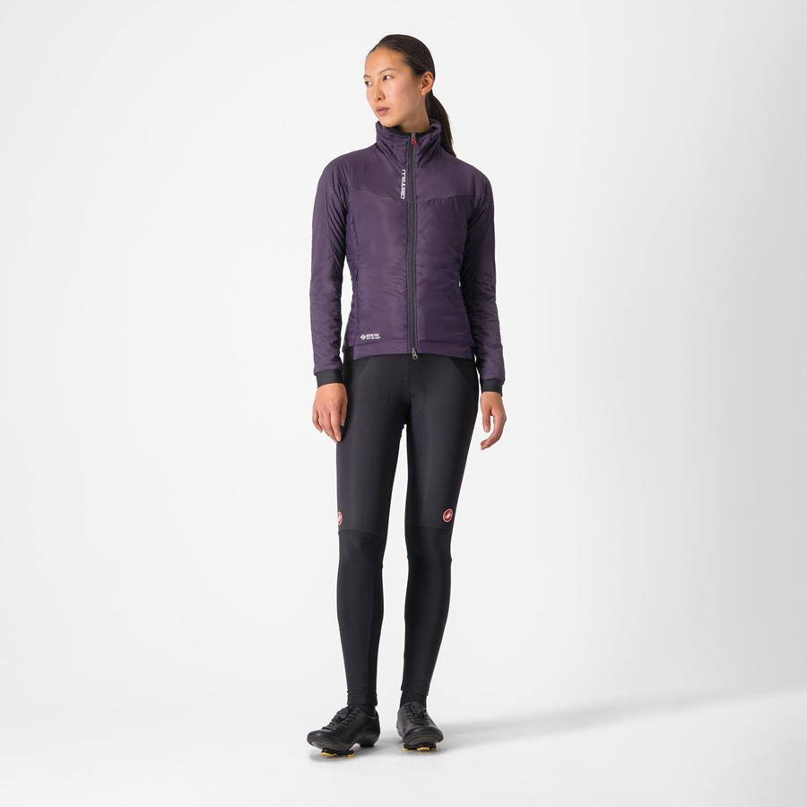 Purple Women Castelli FLY THERMAL W Jackets | VKIU79814