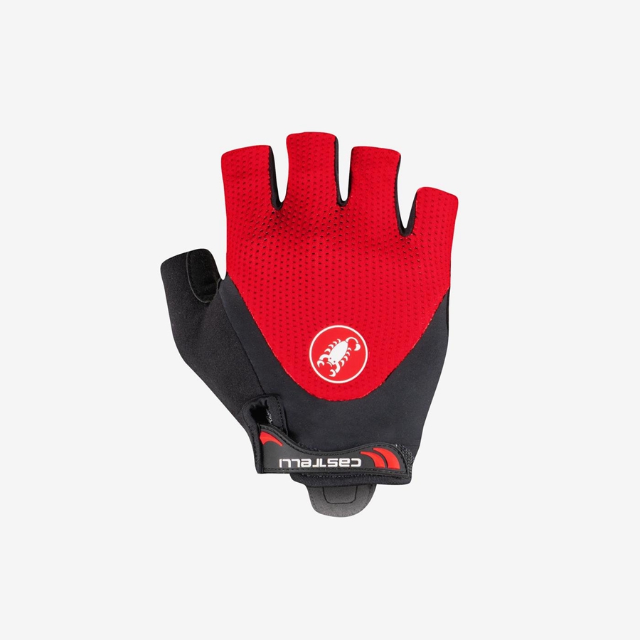 Red Men Castelli ARENBERG GEL 2 Gloves | CNBU05936