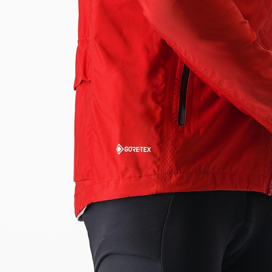 Red Men Castelli TRAIL GT Jackets | OJCX50976