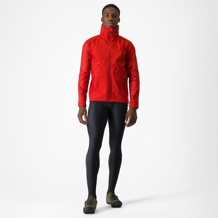 Red Men Castelli TRAIL GT Jackets | OJCX50976