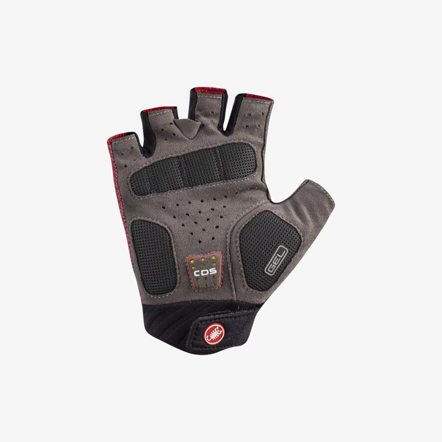 Red Women Castelli ROUBAIX GEL 2 Gloves | ZTID85934