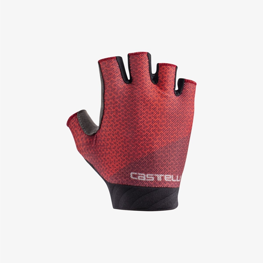 Red Women Castelli ROUBAIX GEL 2 Gloves | ZTID85934