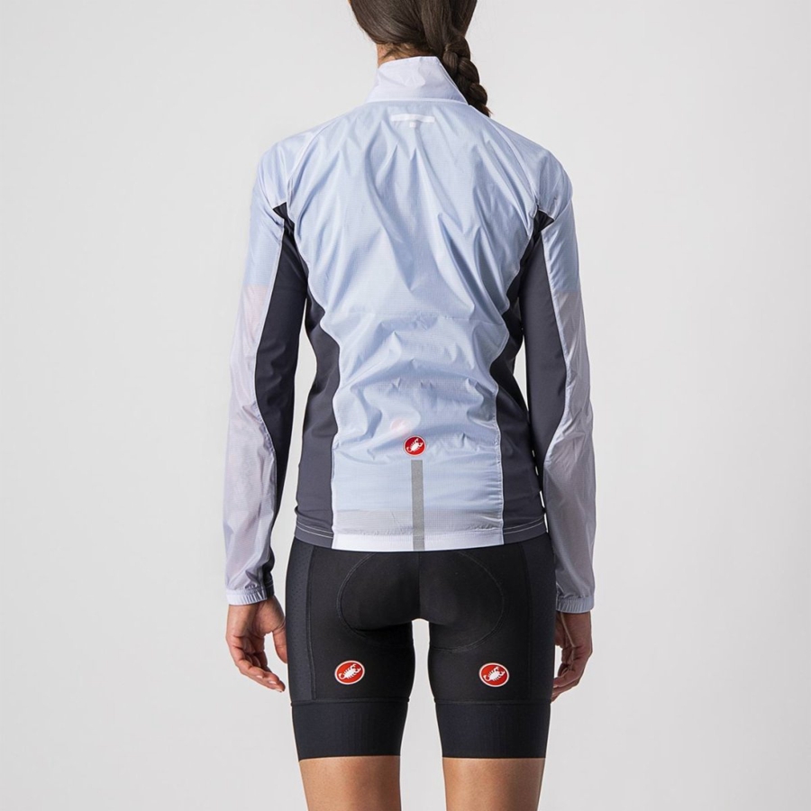 Silver Grey / Dark Grey Women Castelli SQUADRA STRETCH W Protection | HKSY42856