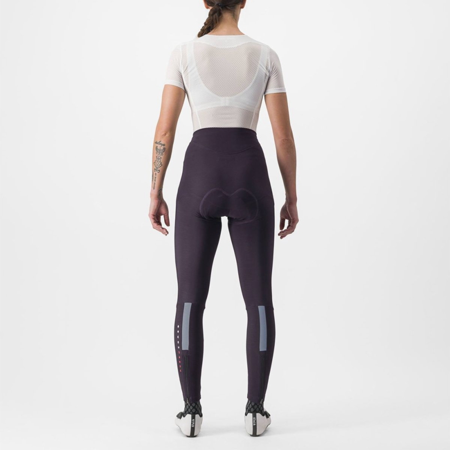 Silver Women Castelli SORPASSO RoS W Leggings | QUVO07521