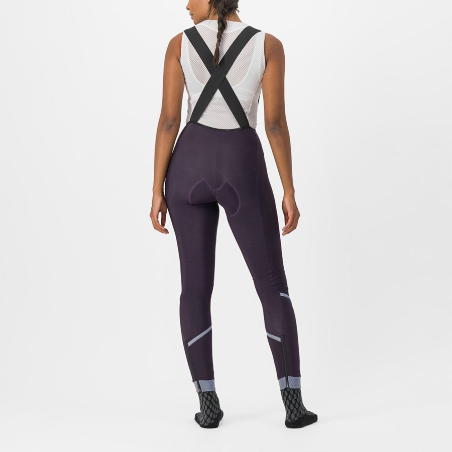 Silver Women Castelli VELOCISSIMA DT Bib Tights | AOYB36912