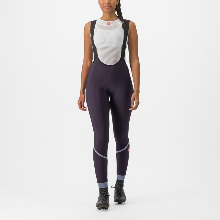 Silver Women Castelli VELOCISSIMA DT Bib Tights | AOYB36912