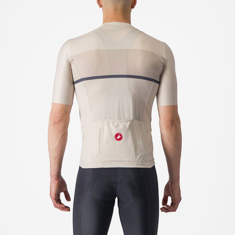 Silver / Blue Men Castelli TRADIZIONE Jersey | TONC78593