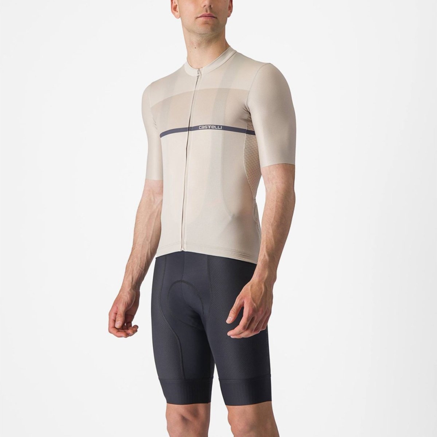 Silver / Blue Men Castelli TRADIZIONE Jersey | TONC78593