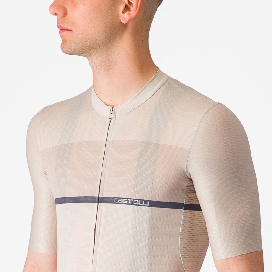 Silver / Blue Men Castelli TRADIZIONE Jersey | TONC78593