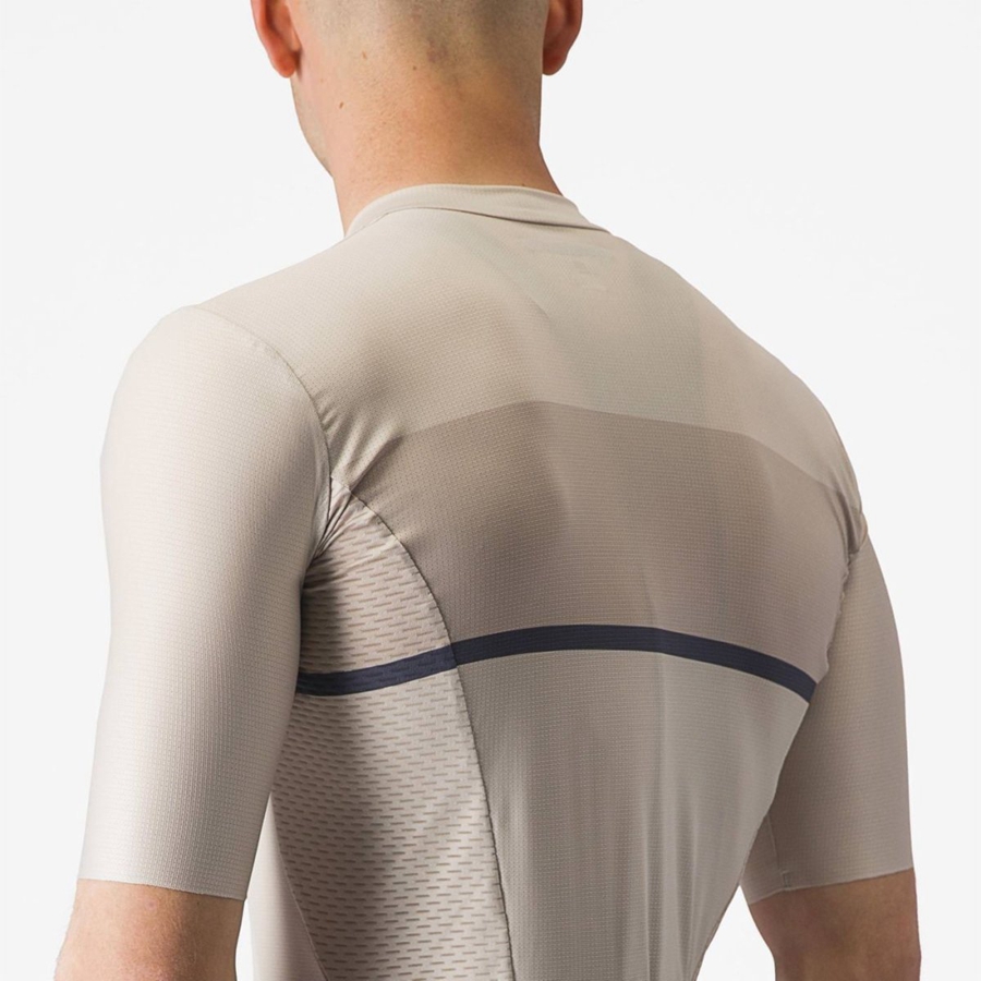 Silver / Blue Men Castelli TRADIZIONE Jersey | TONC78593