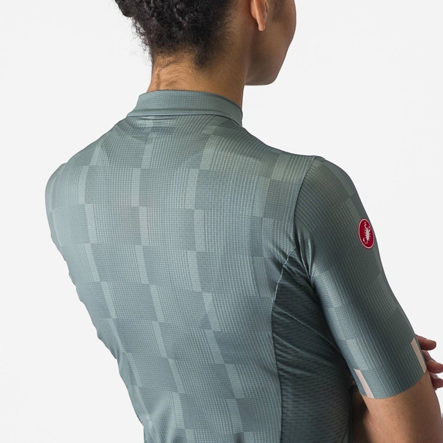 Turquoise Women Castelli DIMENSIONE Jersey | HFRB07415