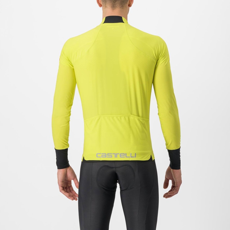 Yellow Men Castelli FLIGHT AIR Jersey | VESL10825