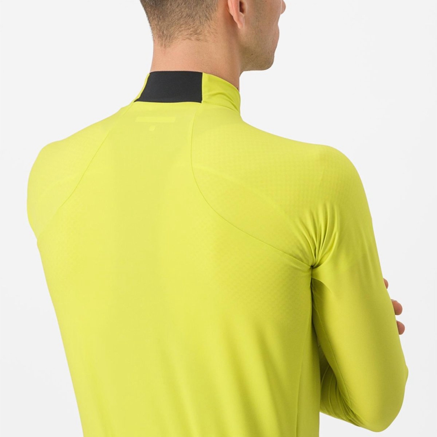 Yellow Men Castelli FLIGHT AIR Jersey | VESL10825